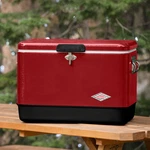 Hot Sale Coleman 54-QUART Steel Belted Cooler Classic Retro Ice Chest. Fixed Price $157.81.