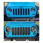 Front Grille Inserts Honeycomb Mesh Covers For Jeep Wrangler Jk 2007 - 2018 New. Fixed Price $39.95.