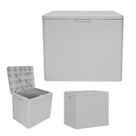 Suncast 22-GAL. Resin Small Outdoor Patio Deck Box With Reeded Design, Modern.... Fixed Price $79.91.