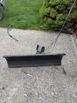 Craftsman Plow Blade Attachment For Lawn Tractor Metal Black. Fixed Price $300.00.
