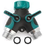 2 Way Valve Hose Splitter Heavyduty Zinc Alloy For Garden Watering. Fixed Price $11.95.