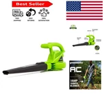 Greenworks 24012 Electric Blower: 7 Amp, 160 Mph Air Speed, Lightweight Elegance. Fixed Price $83.69.