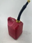 Blitz Plastic Vented Gas Can 2 Gal 8 Oz Easy Grip Handle Pre Ban Pull Spout. Fixed Price $23.00.