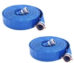 Abbott HA3853003 2" X 50' Blue Pvc Flat Water Pump Discharge Hoses - Pack Of. Fixed Price $229.89.