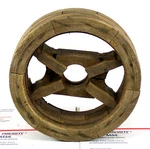 Primitive Wood 14" Flat Split Manufacturing Belt Adjustable Pulley Wheel 0011010. Fixed Price $287.97.
