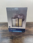 Westinghouse 66935 Clear Brown Sq Incandescent Wall Lantern 8-1/4 IN.(135). Fixed Price $18.36.