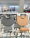 Michael Kors Dover Large Half Moon Shoulder Bag+flat Phone Case Wallet Combo Set. Fixed Price $148.80.