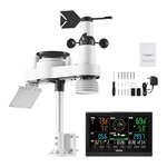 Uimoso 7-IN-1 Wireless Weather Station 7.5'' Display And Indoor-outdoor Sensor. Fixed Price $72.89.