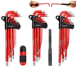 30PC L-hex Torx Key Set Ball End Wrench Grip Handle Extension Bar S2 Steel. Fixed Price $29.99.