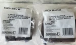 2 Packs Of 4 Amerimax 5 Aluminum Brown Fascia & Nails 8 Total Brackets. Fixed Price $22.00.