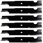 Pack - 6 Notched Blades Fits Scag 482877 Tiger Cub And Freedom Z 48" Deck. Fixed Price $64.99.