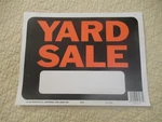 Yard Sale Sign (hy-ko Products Co.). Fixed Price $11.25.