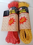 New Illinois Industrial Tool 48960 Poly Rope 72' X 1/4" Pink & Yellow Iit. Fixed Price $24.99.