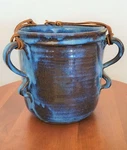 2 Robert Morgan Pottery Planters, Vintage Mid-century Modern, Nh 1969. Fixed Price $380.00.