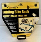Racor Single Folding Bike Rack Wall Mount Black PSB-1R Space Saving Hanger. Fixed Price $14.95.