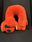 Critter Piller - Kids Sized Travel Neck Pillow Red Puppy Plush. Fixed Price $7.50.