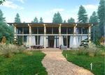 1340 Sq.ft Timber Frame Kit TF-B-153 2+LOFT Wood Prefab Diy Building House Cabin. Fixed Price $93900.00.
