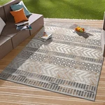 Best Rugshop Distressed Geometric Indoor/outdoor Beige Area Modern Tribal. Fixed Price $104.48.