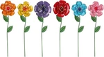 Hogardeck 6 Pack Metal Flower Garden Stakes For Yard Lawn Porch Multi Color. Fixed Price $16.79.