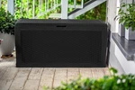 Keter 70 Gal All Weather Outdoor Patio Storage Bench Deck Box Gray Grey New. Fixed Price $77.84.