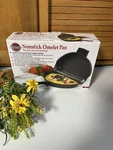 New Norpro Nonstick Omelet Pan 9.2 Black. Fixed Price $15.00.