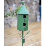 Two Story Morning Glory Birdhouse Garden Stake. Fixed Price $65.99.