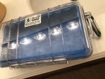 Pelican 1060C Watertight Micro Case, Rubber Liner Clear / Blue #1060-026-100. Fixed Price $39.90.