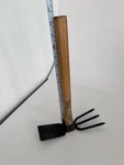 Ames Garden Hoe Cultivator Tool Wood Handle 2-IN-1 Vintage 14IN. Fixed Price $22.00.