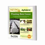 Agfabric 5'X25' 1.2OZ Frost Blanket Row Cover Plant Freeze Protection White. Fixed Price $24.87.