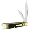 Schrade Timer Dog Leg Jack 2-BLADE Folding Pocket Knife 3.9" Closed 72OT. Fixed Price $19.15.