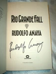 Rudolfo Anaya, Rio Grande Fall *signed* 1996 Hcdj 1ST.1ST Book Event Signed!. Fixed Price $33.50.