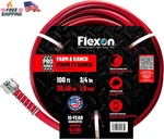 Flexon 3/4" 100FT Farm & Ranch Garden Hose. Fixed Price $85.59.