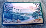 Metal Canister Liberty Orchards Design Storage Tin 8 1/2 X 5 1/4 Inches. Fixed Price $9.99.