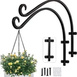 2X Plant Hanger Bracket Heavy Duty Wall Hook Hanging Flower Pot Baskets 16 Inch. Fixed Price $19.94.
