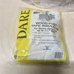 Dare Wood Post Tape Insulator Pack 2330-25 Polyethylene Electric Fence. Fixed Price $12.00.