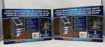 Paradise 4 Pack Solar Powered New Led Accent/motion Security Lights Lot Of 2. Fixed Price $73.78.