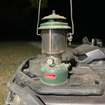 Vintage Coleman Model 220F Double Mantle Lantern. Fixed Price $34.98.