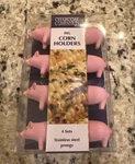 Charcoal Companion Pig Corn Cob Holders 8 Piece Set Of 4 Pairs New. Fixed Price $7.99.