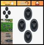 A1 Home Collections Round Garden Stepping Stone Mats Set Of 4 Black. Fixed Price $66.99.