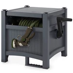 Suncast Hideaway 100' Resin Garden Reel For 5/8" Hoses, Cyberspace. Fixed Price $58.65.
