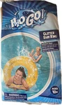 Sealed H2O Go! Bestway Gold Glitter Swim Ring 31.5" Tube Pool Float Ages 10+. Fixed Price $12.00.