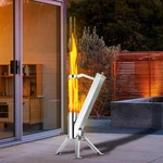 Outdoor Pellet Heater, Patio Fire Pit With Safety Ash .... Fixed Price $175.99.