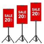 Double-sided Tripod Poster Stand 22"X28" Sign Holder Floor Display. Fixed Price $42.99.
