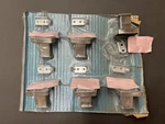 Bundle Of 6 Bradley Robe Hooks 2 X Item 9115 Stainless Steel Polished New. Fixed Price $35.99.