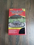 Jobar Ideaworks JB5678 Outdoor 9 Ft Umbrella Table Screen. Fixed Price $19.99.