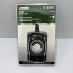 Utilitech Outdoor Timer #0155550 24-HOUR Repeating Cycle, Manual Override Switch. Fixed Price $18.95.