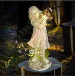 Garden Fairy Watering Can Solar Light Outdoor Waterproof Resin Sculpture. Fixed Price $20.00.