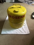 Chilton 5 1/4 Gallon Yellow Metal Vented Kerosene Gas Fuel Can. Fixed Price $35.00.