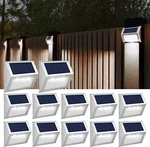 Solar Power Stairs Lights Outdoor Garden Pathway Wall Fence Deck Step Lamp. Fixed Price $27.39.