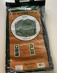 Plow & Hearth 32" Dia. 18"H Deluxe Outdoor Fire Pit Cover, In Green - New. Fixed Price $34.99.